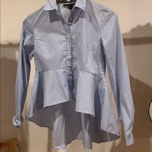 Striped white and blue Blouse